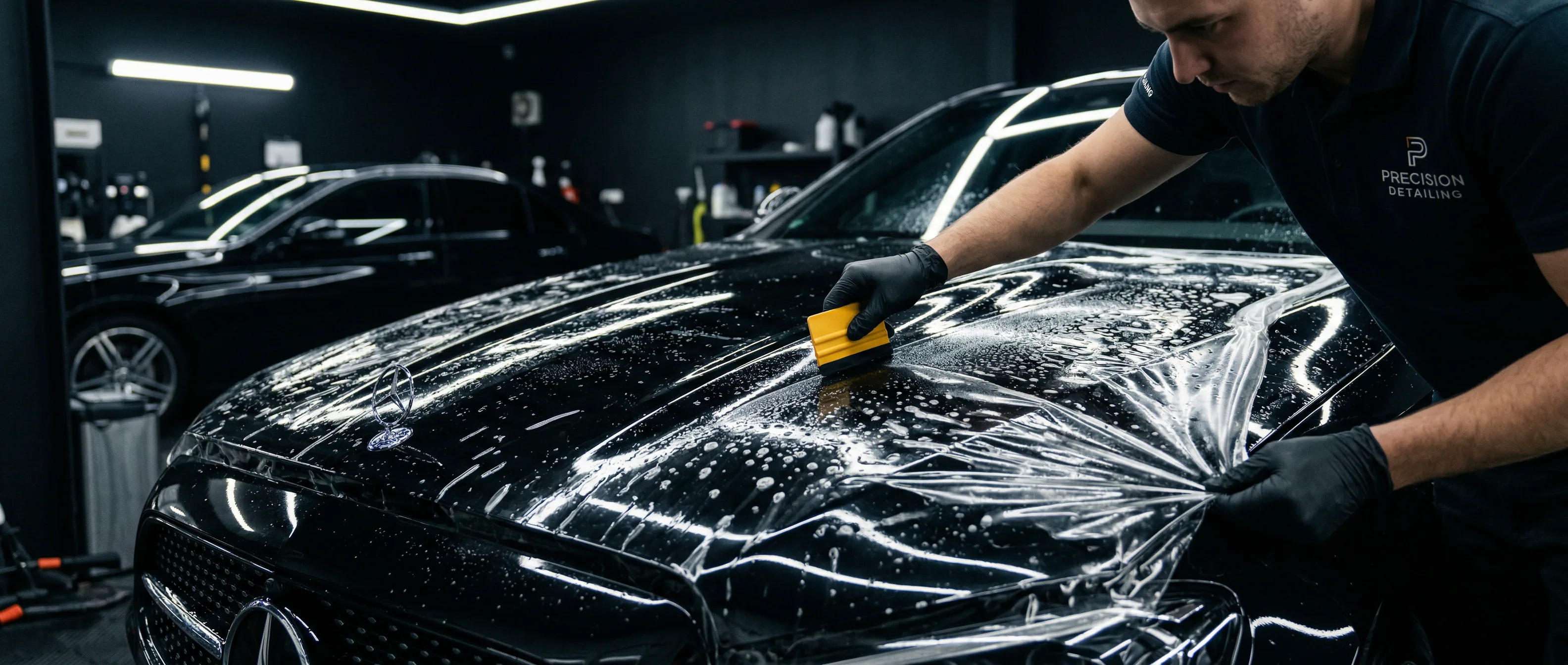 Бронирование кузова автомобиля антигравийной плёнкой в Самаре